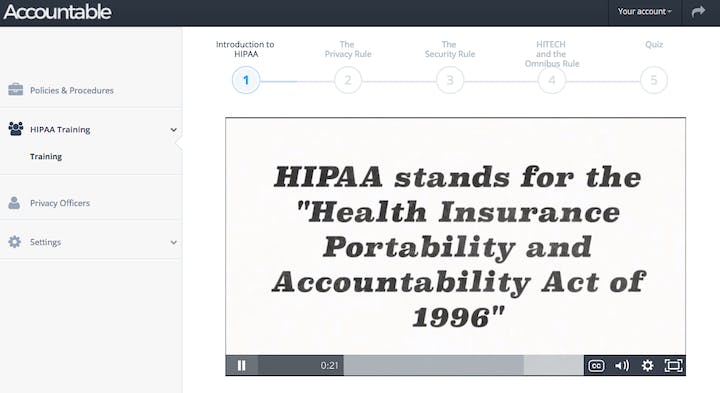 HIPAA training video