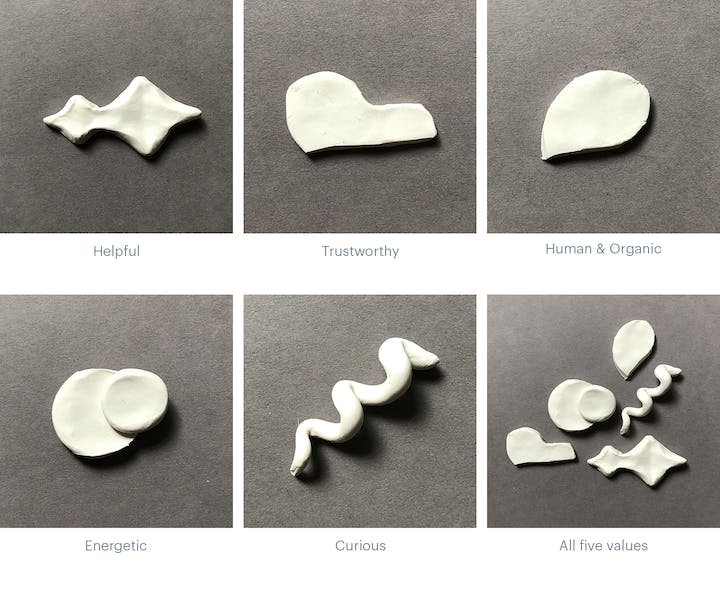 2-D and sculpted shapes
