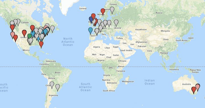 Google Map with Employee Locations