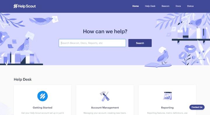 Help Scout Screenshot: HS Help Docs