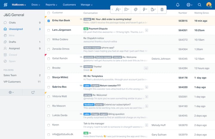 help scout's shared inbox
