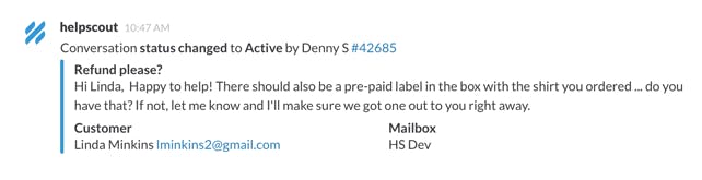 Slack - Help Scout - Slack integration
