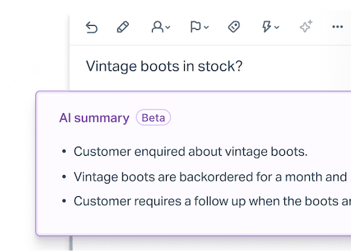Supercharge your support with AI